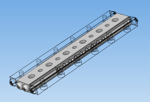 带交叉滚轮d2mm和90mm行程的线性导轨JVW 2-90缩略图